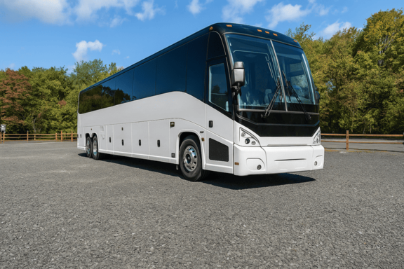 Bus Rental Company Hialeah 56 Passenger Charter Bus