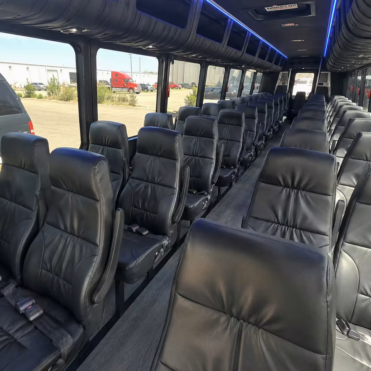 35 passenger minibus inside