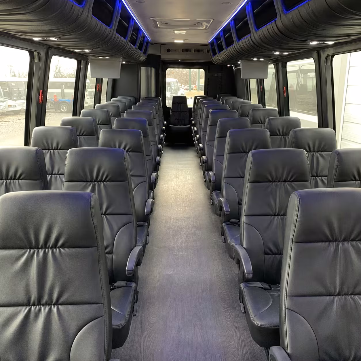 35 passenger minibus interior