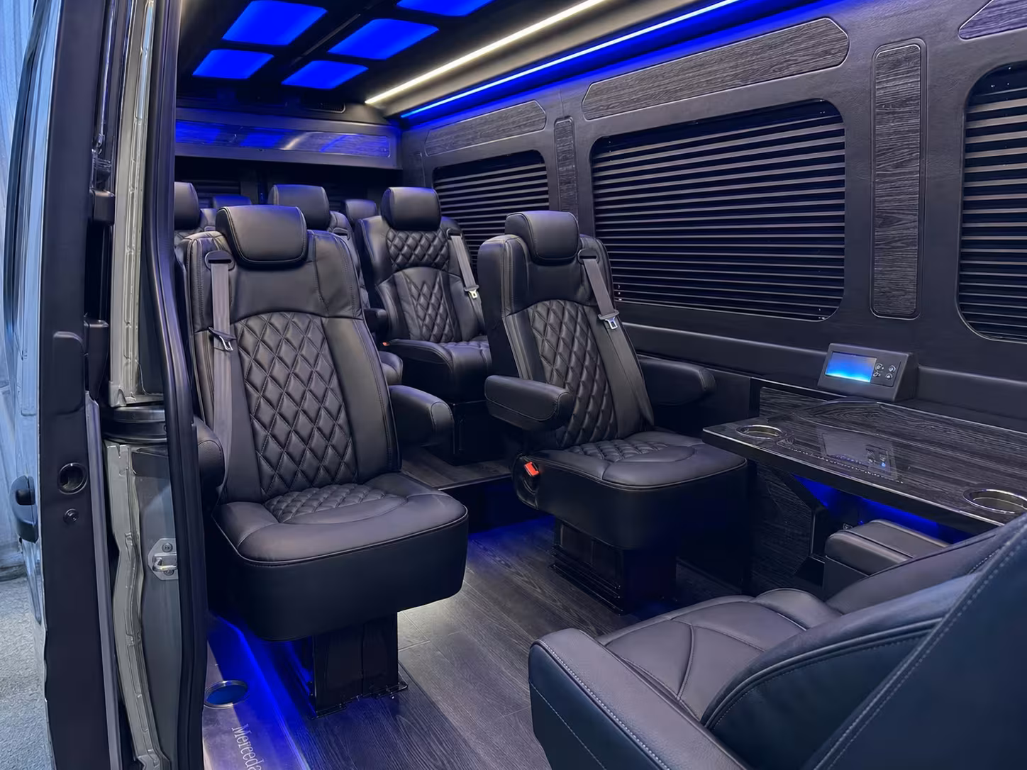 sprinter van transportation for groups and events across hialeah