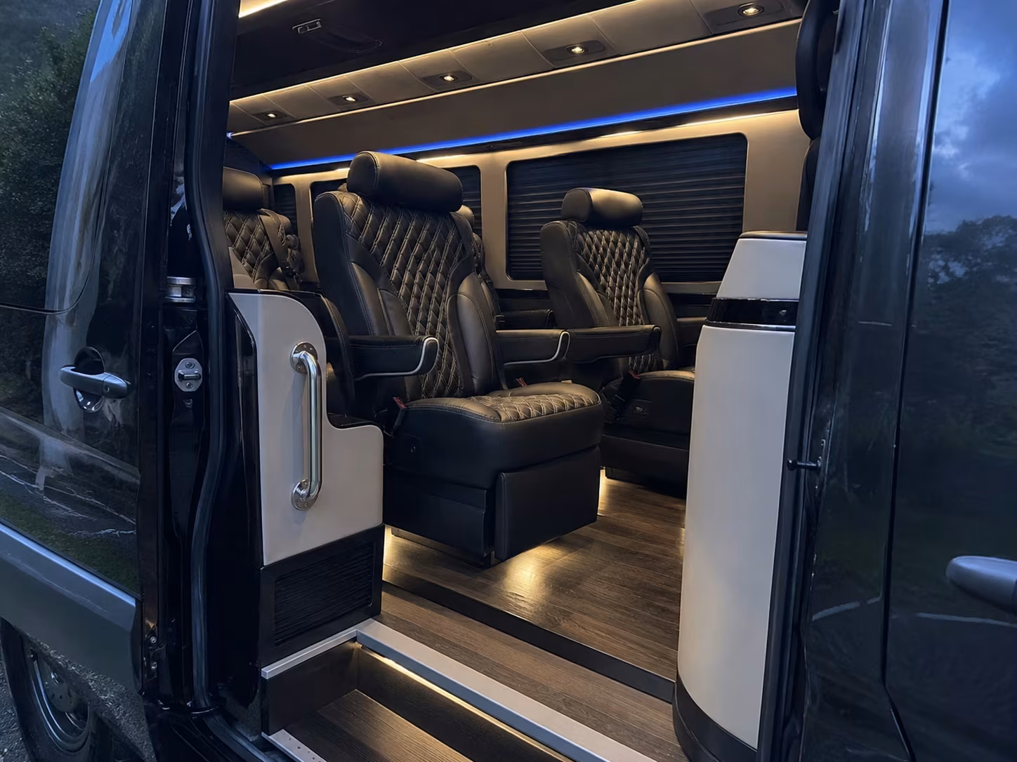 sprinter van with driver interior